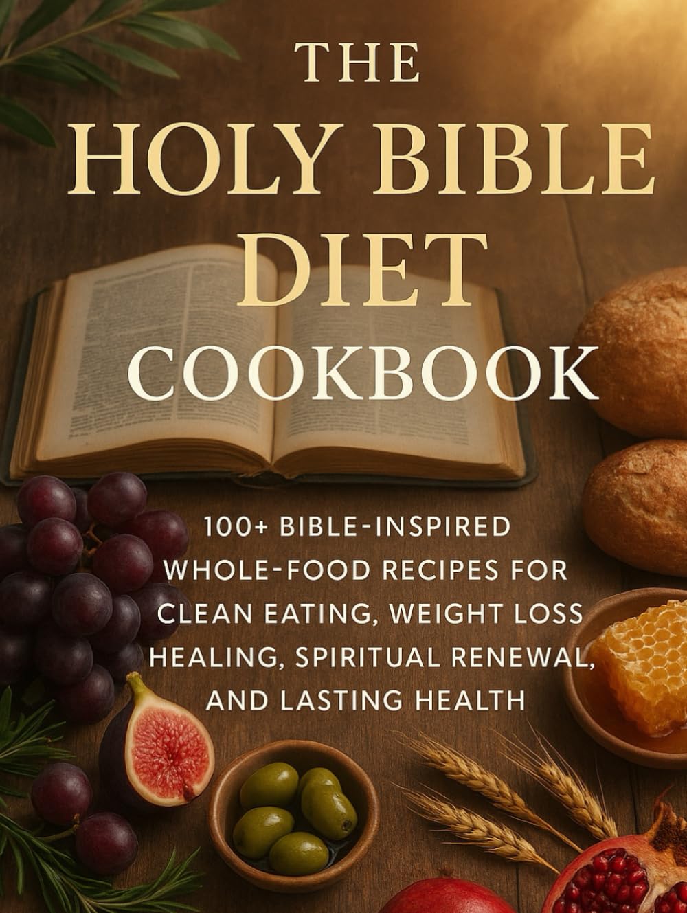 THE HOLY BIBLE DIET COOKBOOK: 100+ Bible-Inspired Whole-Food Recipes for Clean Eating, Weight Loss, Healing, Spiritual Renewal, and Lasting Health