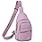 Crossbody Sling Backpack Sling Bag for Women, Small Chest Bag Daypack Fanny Pack Cross Body Bag for Hiking Traveling Outdoors