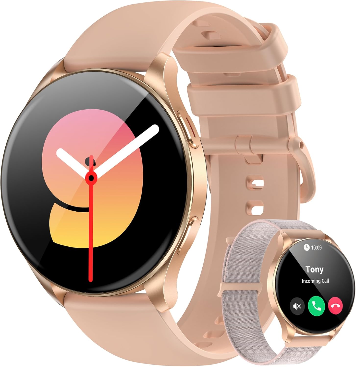Blackview Smart Watch for Women – Answer/Make Calls, 1.43″ AMOLED Ultra-HD Screen Fitness Watch with… Blackview Smart Watch for Women – Answer/Make Calls, 1.43″ AMOLED Ultra-HD Screen Fitness Watch with…