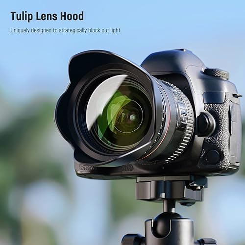 Miniatura 6 de NEEWER Kit de filtro de lente ND de 1.929 in UV, CPL, FLD, ND2, ND4, ND8, parasol de lente y tapa de lente compatible con cámaras DSLR Canon Nikon