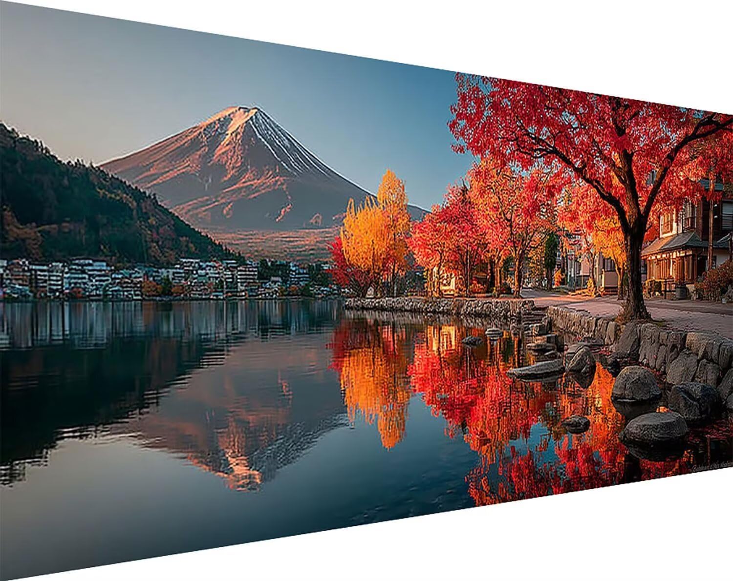 Mount Fuji diamentowe zestawy artystyczne dla dorosłych, malarstwo diamentowe, krajobraz, kryształ, zestawy artystyczne, dla dorosłych, dzieci, DIY, 5D, kwadratowe, pełne wiercenie, klejnot, kropki