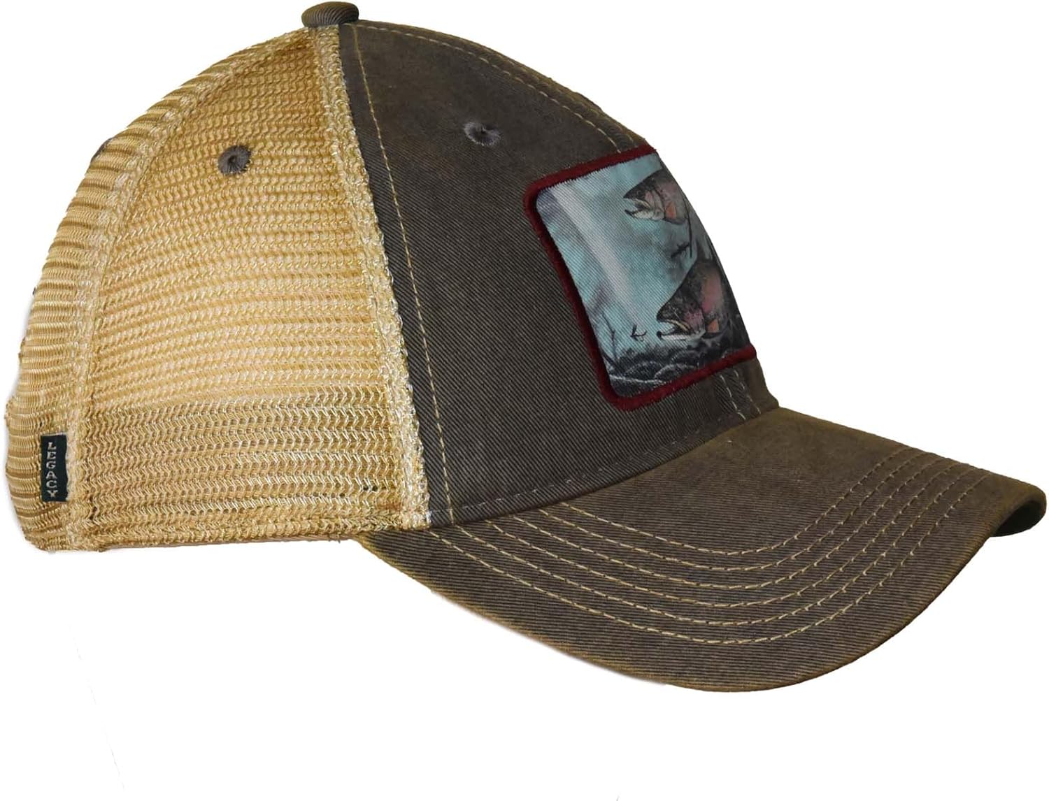 Rainbow Trout Trucker Hat - Legacy Old Favorite Trucker - Image 5