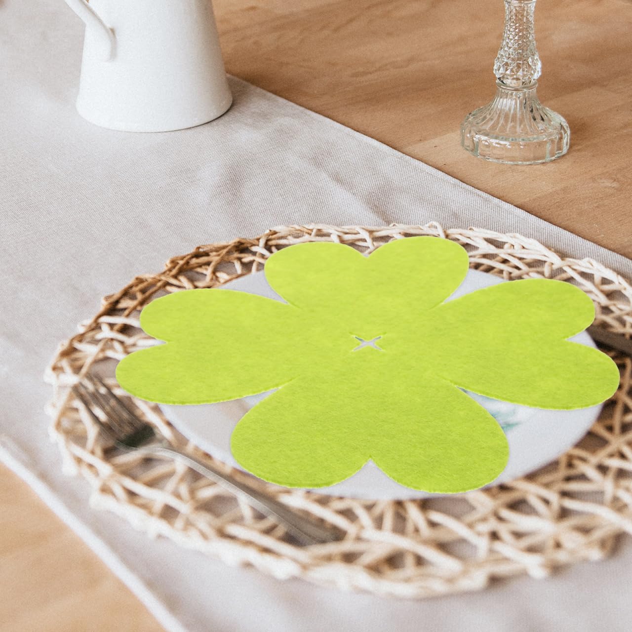 PRETYZOOM Pot and Pan Protectors 6 Pieces Set 9.05X9.05 Inch Felt Cookware Protector Pads Pot Dividers for Nonstick Pan Stacking Heat Insulation and Scratch Prevention