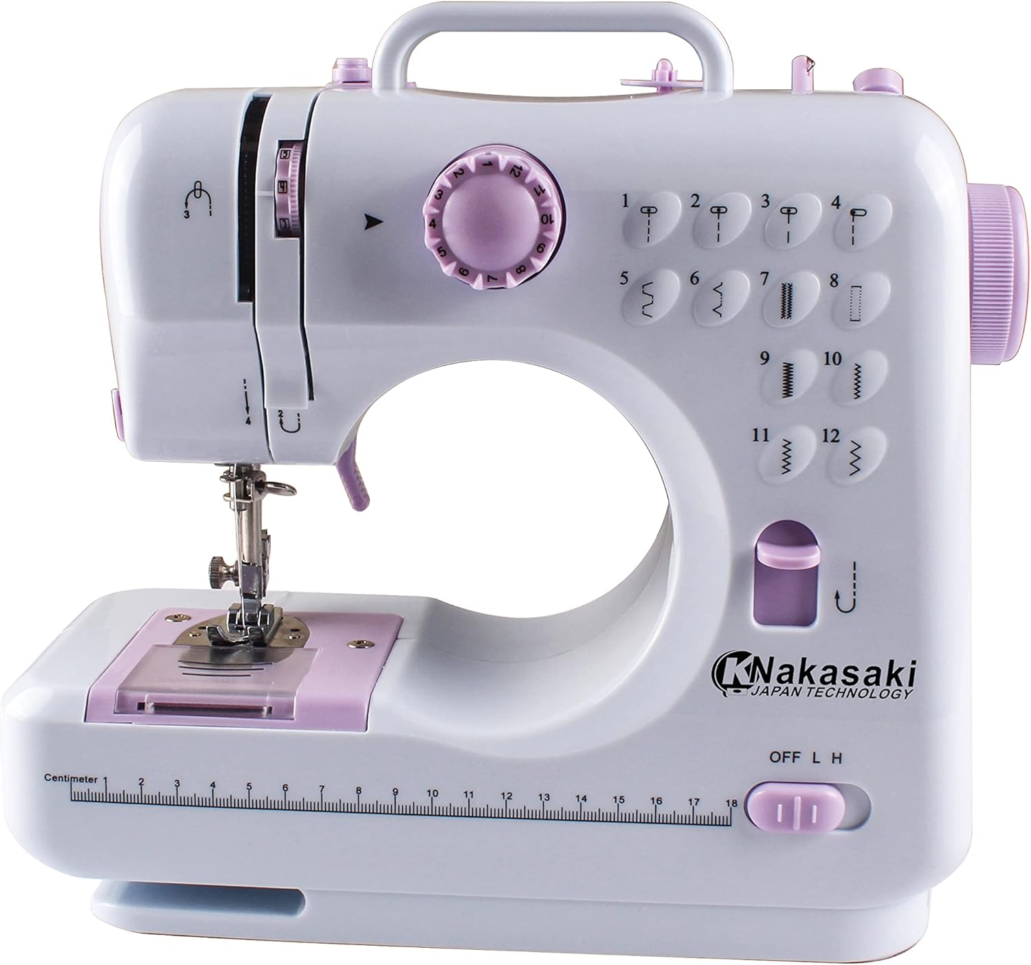 Portable Sewing Machine with Lamp, Pedal Cutter, 2 Speeds and Sewing Kit in Nepal at NPR 0