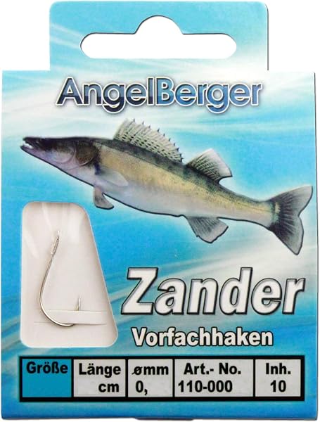 Angel Berger Vorfachhaken gebundene Haken - 5