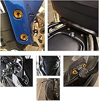 Vista 6 de Kit de pernos de carenado para ZX-6R ZX6R 2013 2014 2015 2016 2017 2018 2019 2020 Tornillos de carrocería de motocicleta, sujetadores y pernos