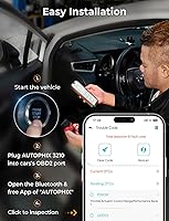 Vista 9 de AUTOPHIX Escáner OBD2 3210 Bluetooth, lector de código inalámbrico para automóvil, comprueba la luz del motor y la batería, herramienta de escáner