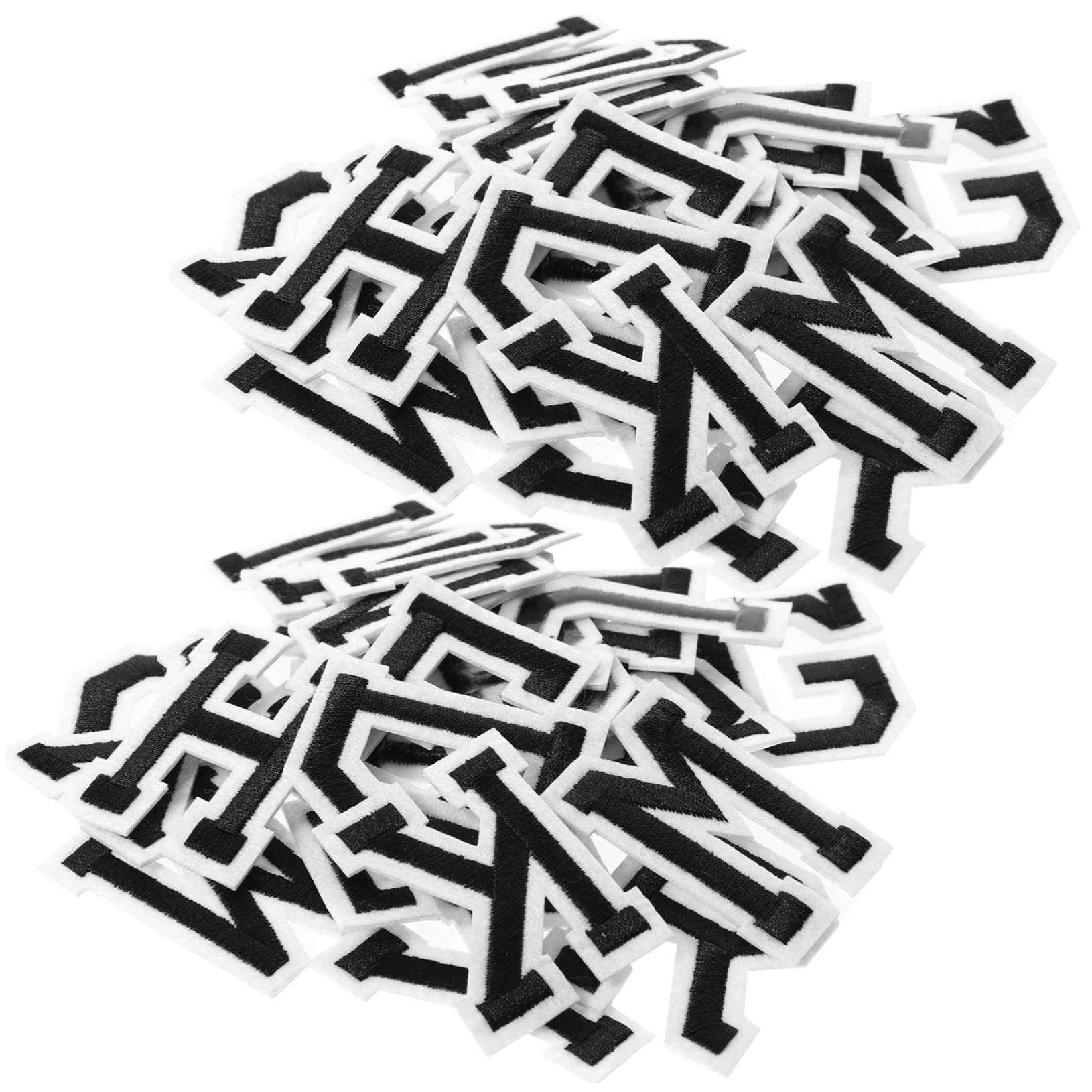 Lurrose 10sets Toppe Termoadesive Lettere Ricamate Adesivi Per Abbigliamento Jeans e Accessori Facili Da Applicare e Resistenti