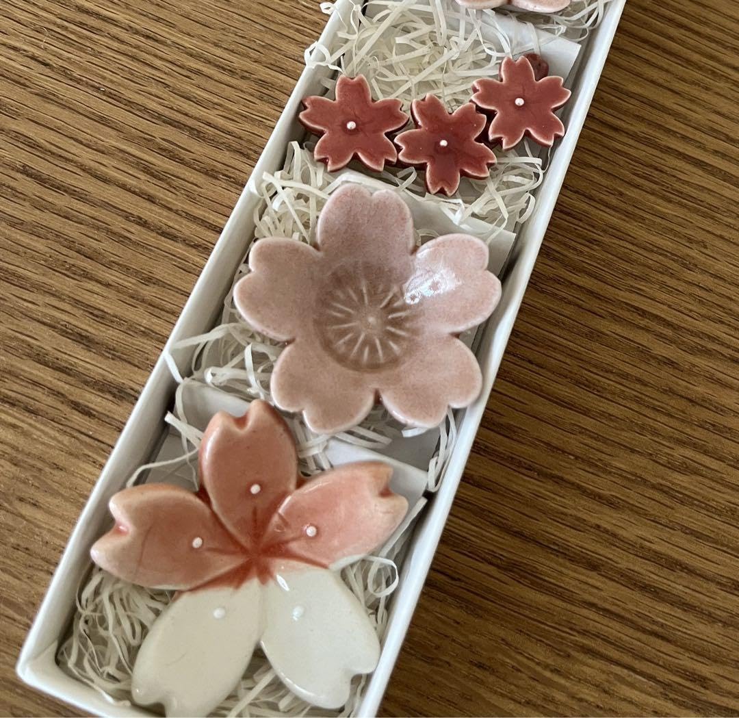 Amazon.co.jp: madu 箸置き 桜 さくら マディ 5点セット : ホーム