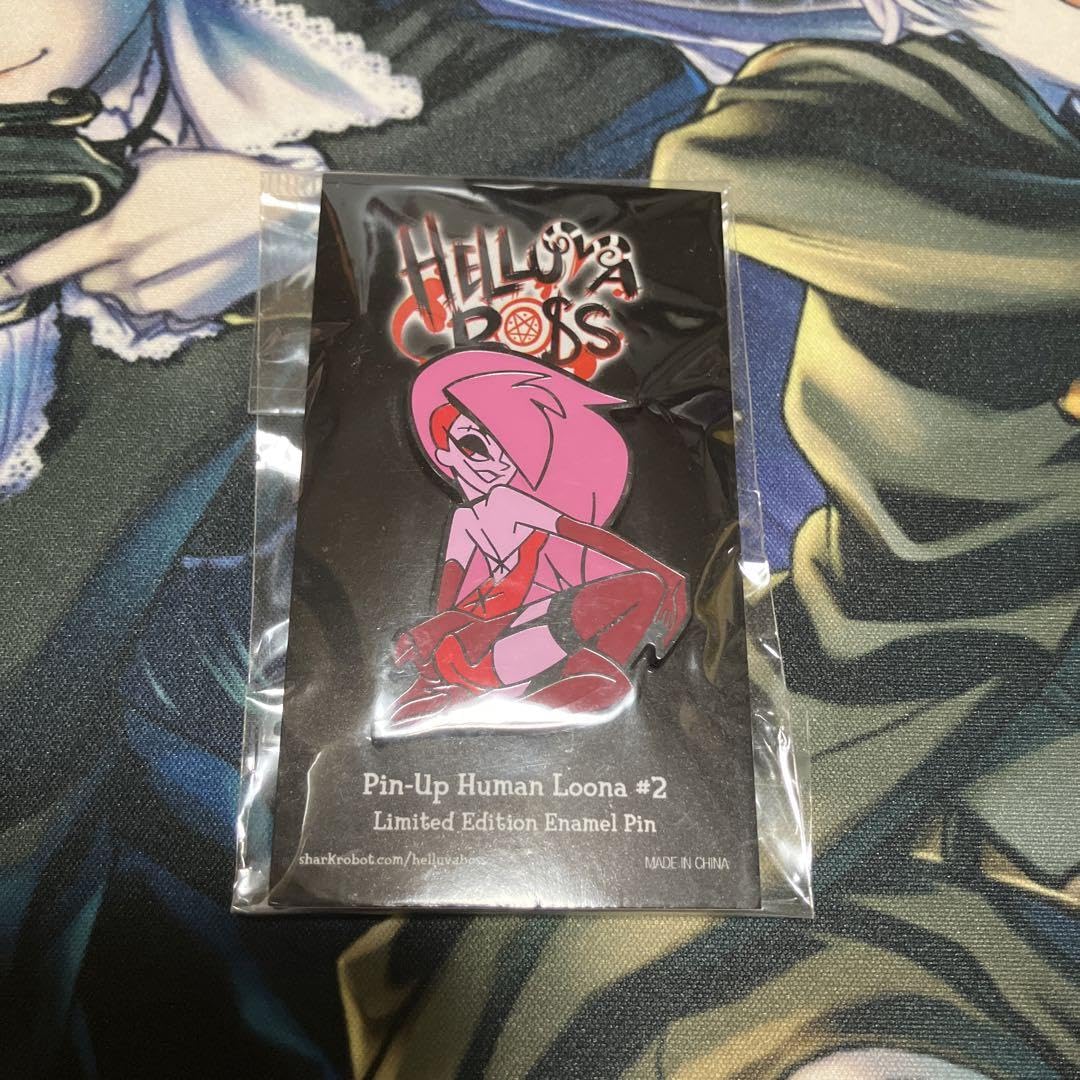 Amazon.co.jp: ヘルヴァボス ルーナ ピンバッジ : スポーツ