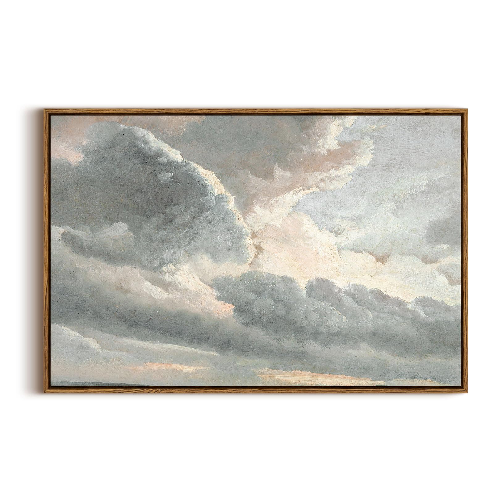 InSimSea Framed Canvas Wall Art, Meadow with Flowers Painting, Landscape for Living Room, Bedroom, Home, Bathroom Decor, 8x10 — view 116