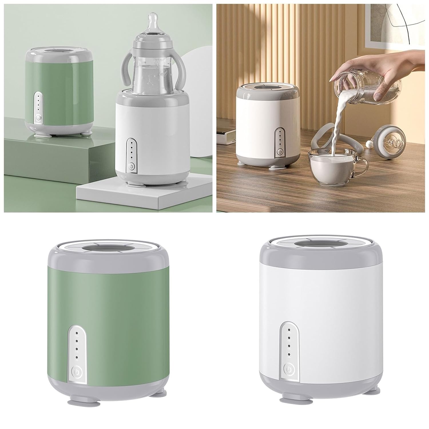 Automatic Baby Milk Bottle Shaker 360 Degree Even Mixing Portable Designs Infant Formulas Mixer Baby Bottle Mixer Device