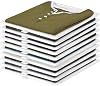 Accenter T Shirt Organizer Closet Organizer Clothing Trays - 5 Pack Durable Stackable Shirt Receipt Board Shirt Dividers File Organizer Clothes Organization System 5