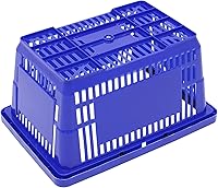 Vista 7 de 12 cestas de compras de 18 litros con asas, cestas de compras, carritos de comestibles con asas, cestas de plástico para tiendas de comestibles