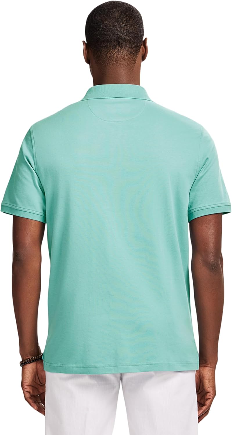 IZOD Men's Short Sleeve Interlock Polo Shirt