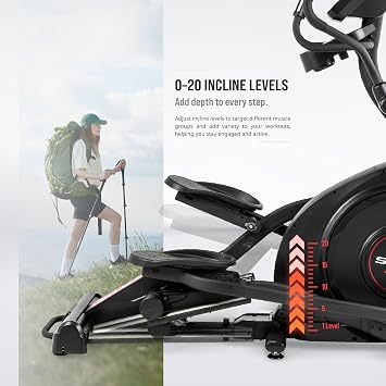 SOLE Fitness Elliptical Exercise Machines, Models E25, E35, E95, E95S, E98, Elliptical Machines for Home Use, Home Exercise Equipment for Cardio Training, Work from Home Fitness Stepper Machine