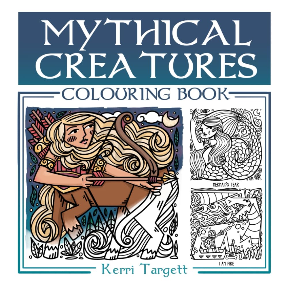 Mythical Creatures Colouring Book