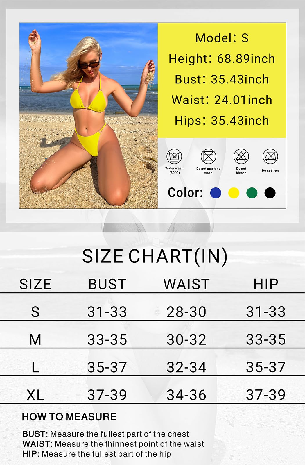 Bikini brasiliano sexy per le donne Halter String Bikini Set due pezzi Bikini Strap Costumi da bagno Triangolo Bikini