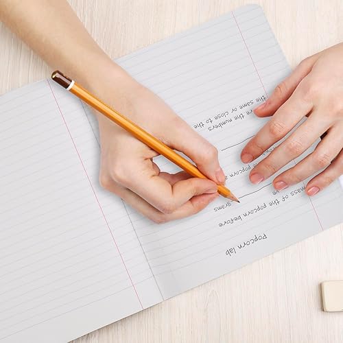 Miniatura 5 de Mead Cuadernos de composición, paquete de 6, papel rayado ancho, 7-12 x 9-34 pulgadas, 100 hojas, varios colores brillantes (950054-ECM)