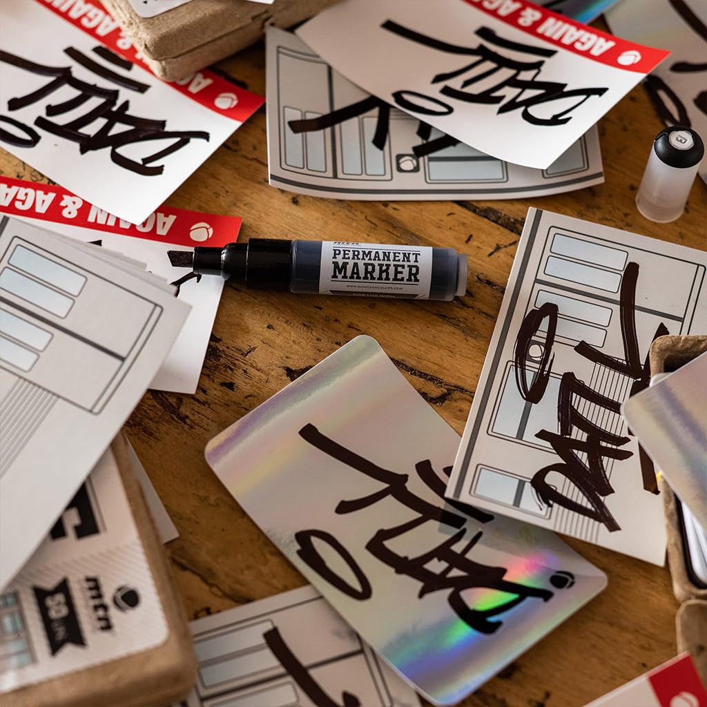 mtn Montana Colors WTF Priority Mail, 50 naklejek + marker, Medio