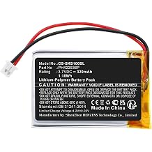 Battery for Skybell Slim Line Mounting Bracket,fit P/N PH422536P 320mAh