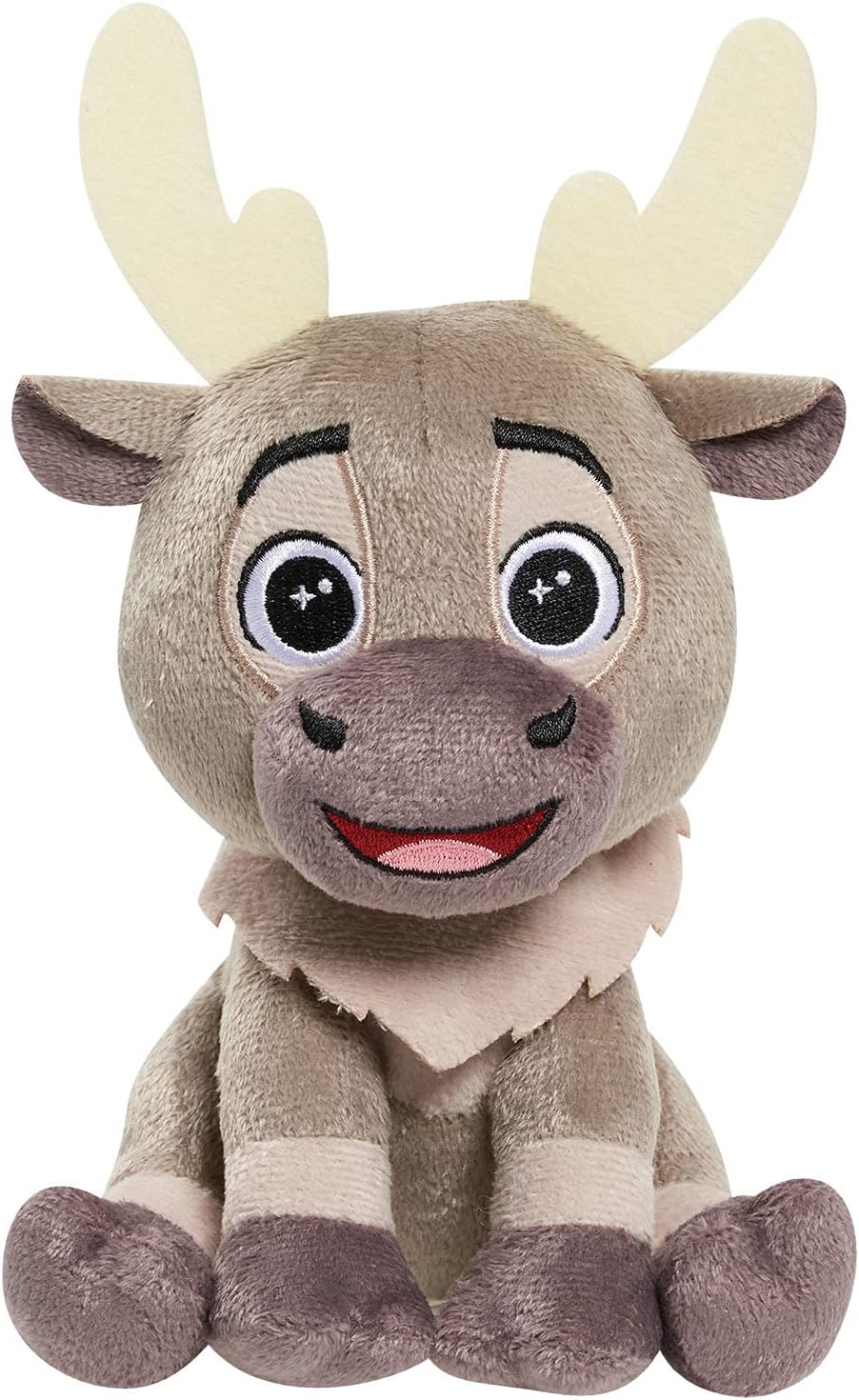 Disney Frozen Talking 6-inch Small Plushie Toy, Sven, Stuffed Animal, Reindeer, Batteries Included, Kids Toys for Ages 3 Up by Just Play