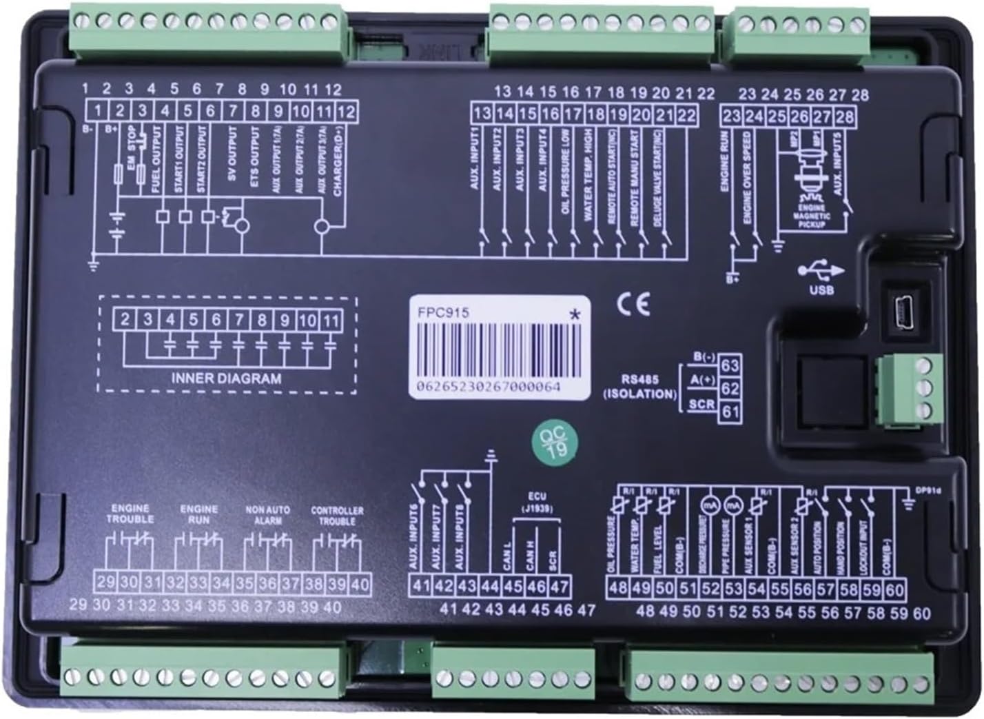 FPC915 Diesel Driven Fire Pump Controller Control Module Engine Controller