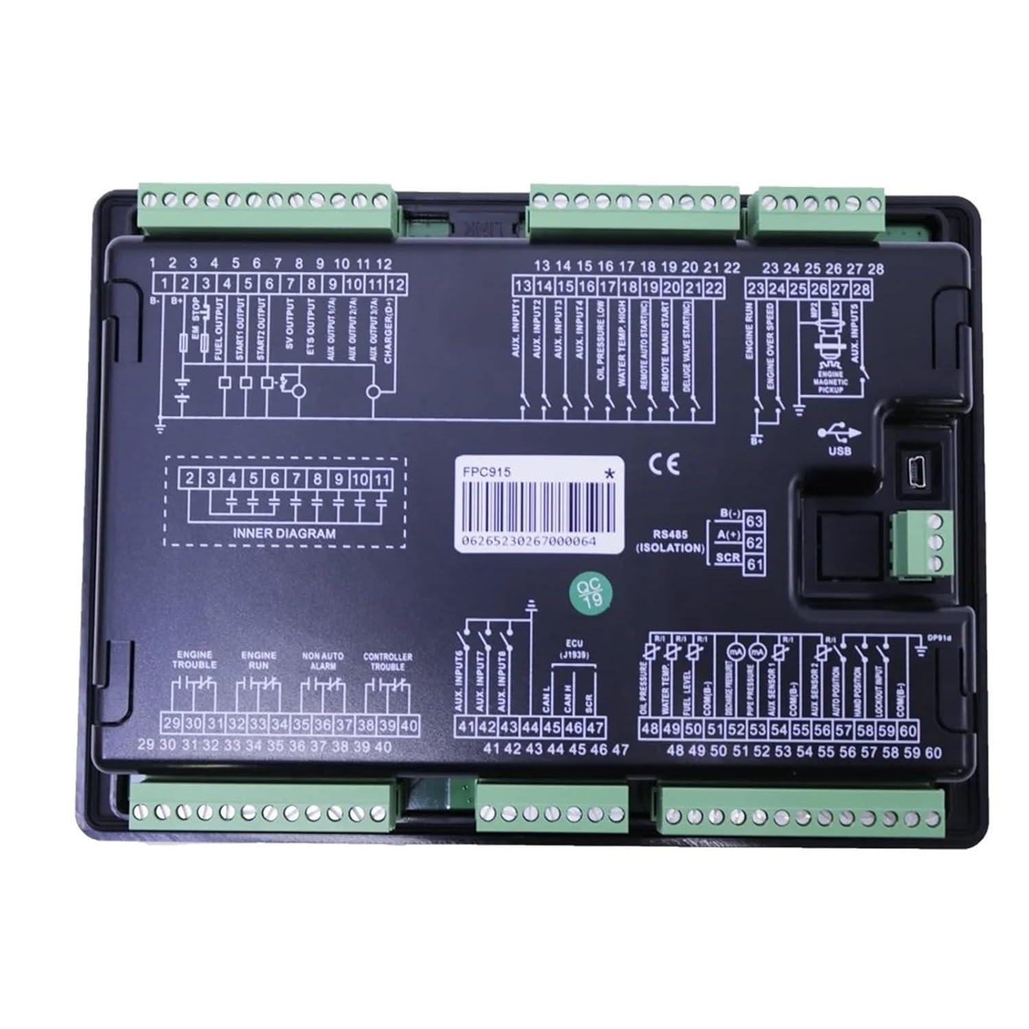 FPC915 Diesel Driven Fire Pump Controller Control Module Engine Controller