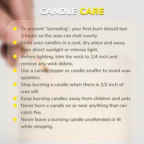 Miniatura 8 de Goodpick Vela perfumada de vainilla de 22 onzas, velas decorativas para fragancia del hogar, regalos para mujeres, regalo de Navidad, cumpleaños,