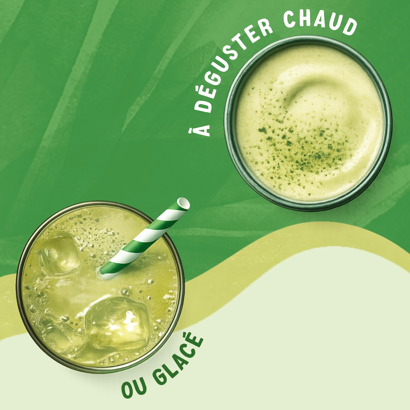 Alpro - Boisson Végétale - Matcha Coco - 1L - Lot de 8x1L