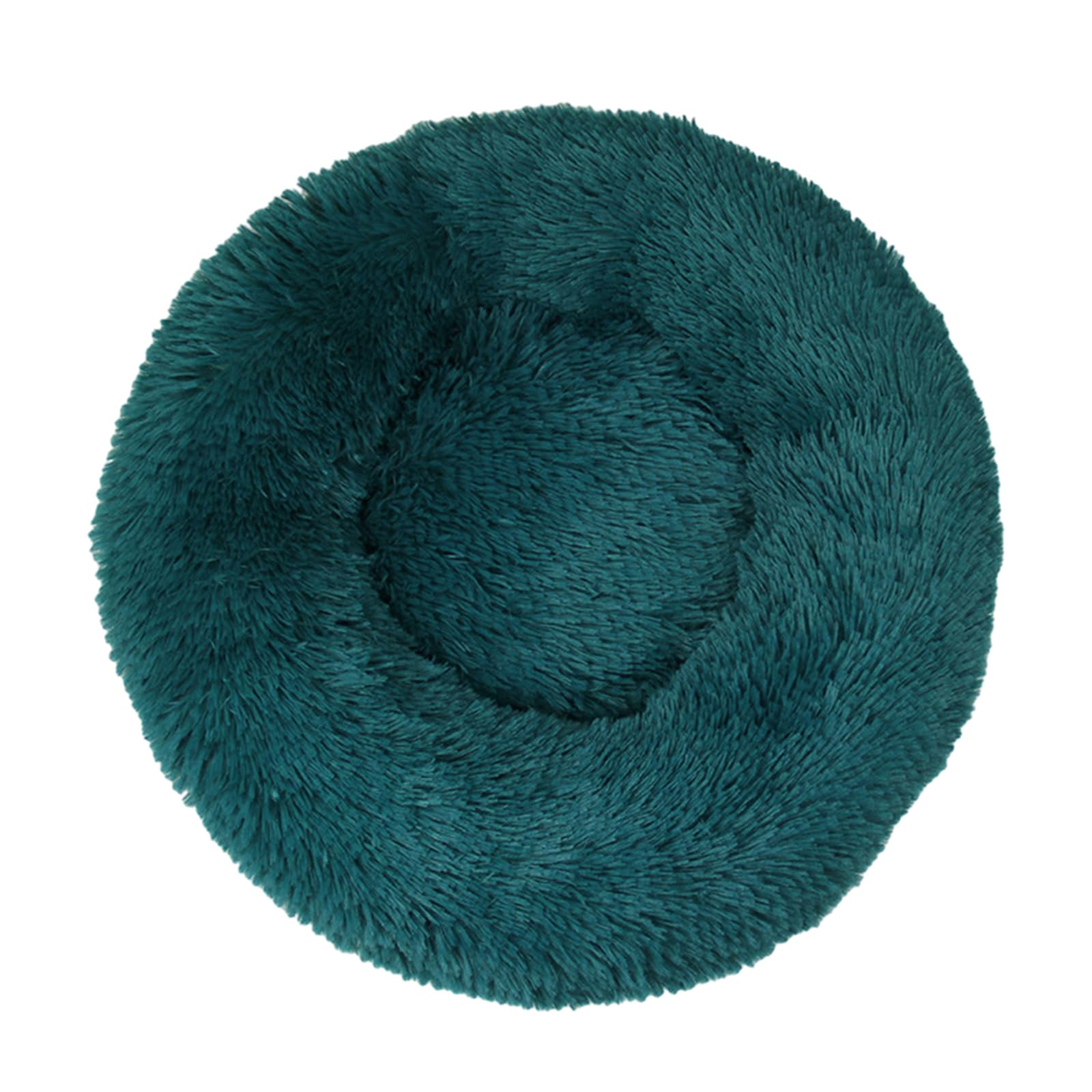 DOTBUY-SHOP Large Dog Bed Washable, Soft Comfy Cat Bed Felt Donut Dog Bed, Warm Pet Bed for autumn and winter, Orthopedic Dog Beds Gift for Medium Cats and Dogs (110 cm,dark green)