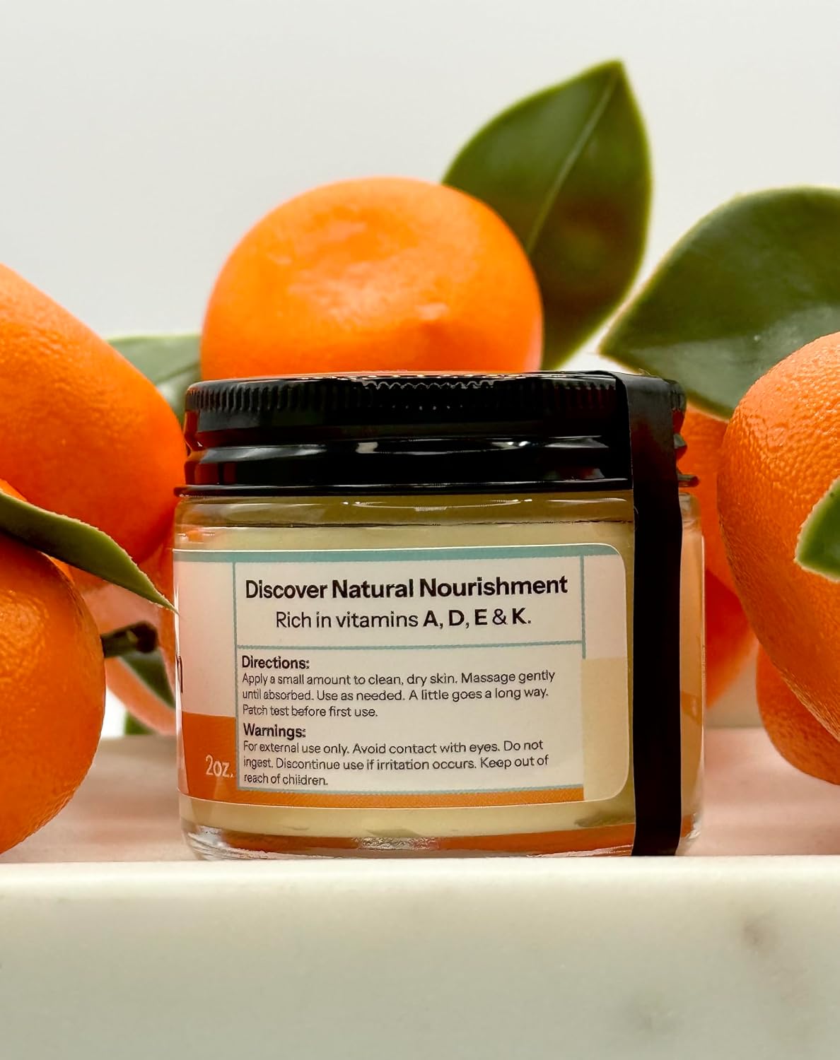 Tallow Cream: Mandarin | 100% Grass-Fed & Finished Beef Suet Tallow Moisturizer with Organic Jojoba Oil | Deeply Nourishing | All-Natural Skin Cream for Dry & Sensitive Skin (2oz)