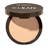 Vista 14 de Covergirl Clean Invisible Polvo Compacto, Ligero, Transpirable, Fórmula Vegana, Warm Nude 158, 0.38 oz