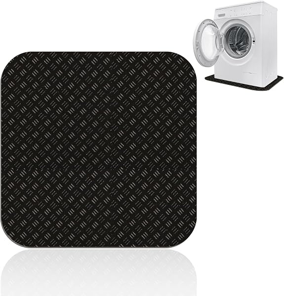 Tapis anti-vibration pour machine à laver, 60 x 60 cm, double face, antidérapant, découpable, pour machine à laver, sèche-linge, appareils de fitness - 1