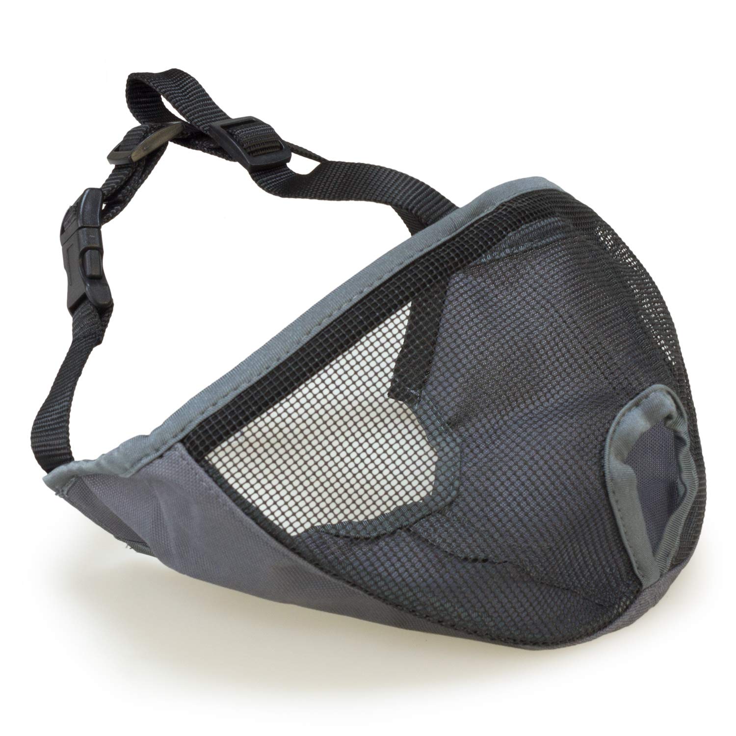 Arquivet Dog Muzzle Short Muzzle - Dog Muzzles - Breathable Muzzle and Anti Bite - Polyester - Plastic Clip Closure - Size M/45 cm