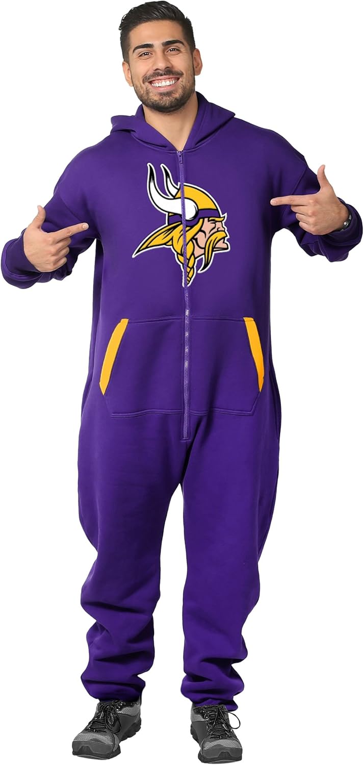 FOCO NFL unisex-adult Team Logo Klew Suit - Purple -