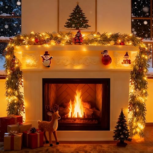 Guirnalda de Navidad con piña