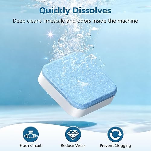 Miniatura 5 de Tabletas descalcificadoras compatibles con máquinas automáticas Jura para centros de café, limpieza de alta eficiencia y vida útil más larga, 12