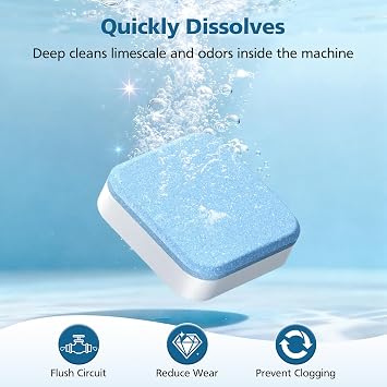 Coffee Machine Descaling Tablets Compatible with Jura Automatic Coffee Makers, 12 Count