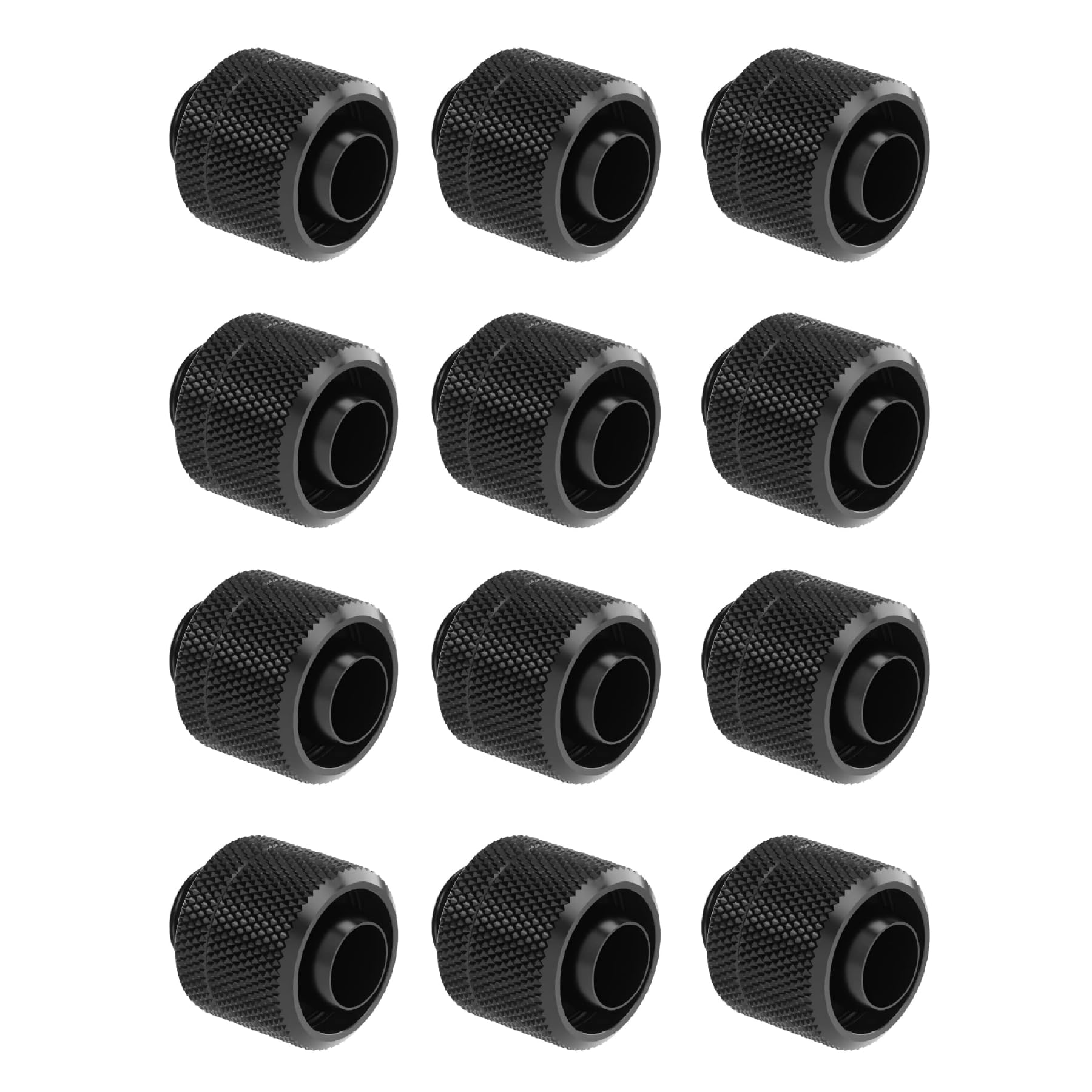Sourcingmap Raccordo Tubo In Ottone G1/4 Per PC Watercooling - 4mm OD Con Anello Tenuta, 4 Pezzi