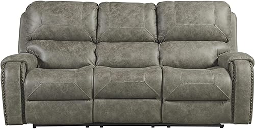 Miniatura 3 de Sunset Trading Calvin - Juego de 3 piezas para sala de estar sofá sillón reclinable y sofá de dos plazas con soportes para consola de almacenamiento