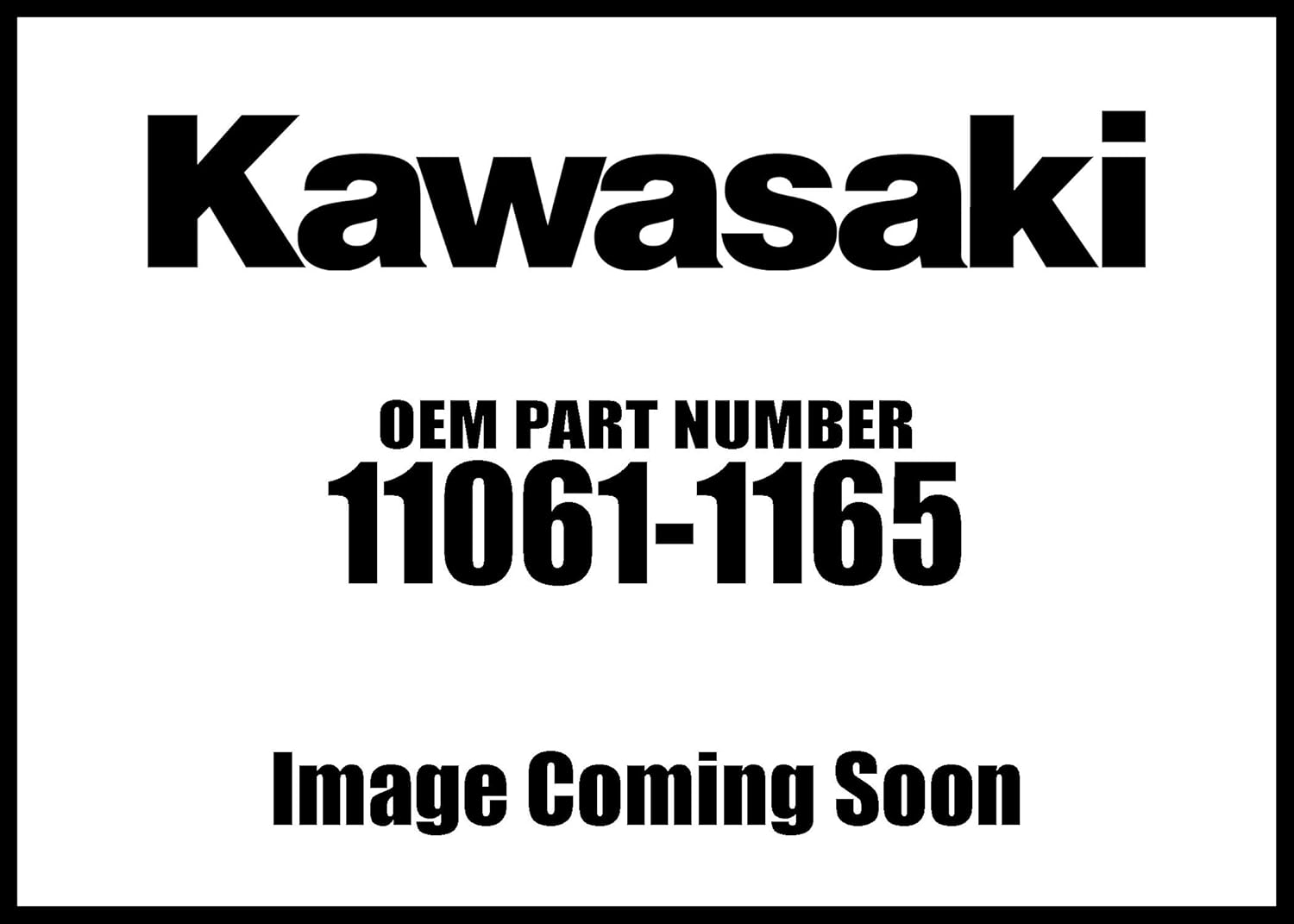 Kawasaki 2003-2006 Z1000 Z750s Gasket Head Cover 11061-1165 New OEM