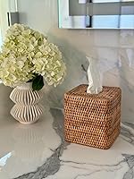 Vista 4 de KOUBOO Tissue Box Cover–Tissue Holder, Bathroom, Kitchen, Guest Room – Elegant Decorative Tissue Box Cover, Perfect for Facial Tissues, Cube Boxes