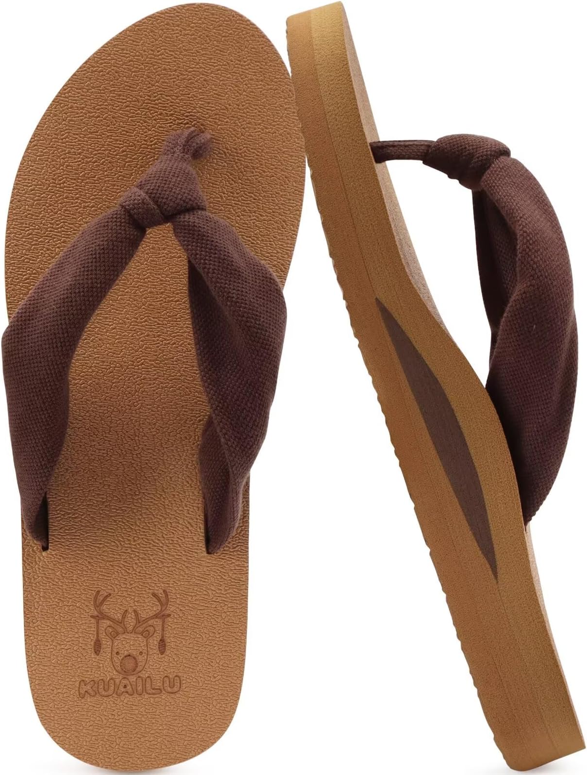 Flip Flops for Women with Arch Support Yoga Mat Comfortable Summer Beach Walking Thong Cushion Sandals Slip On Indoor Outdoor