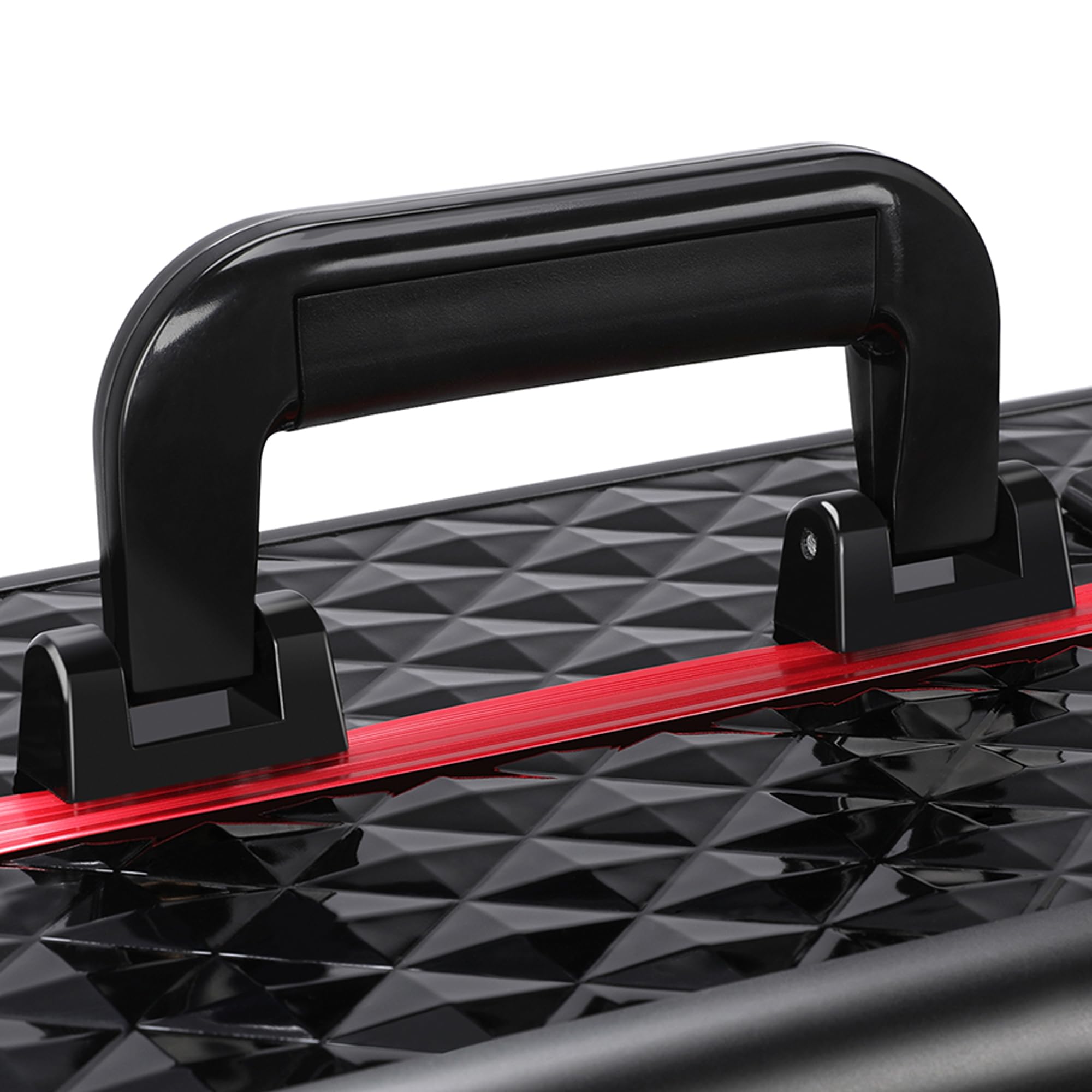 Yaheetech Valigia Trolley Make Up da Trucco Professionale 4 Vassoi Beauty Case da Viaggio per Estetista Nera