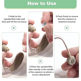 20 Pack Hearing Aid Domes for Phonak, Silicone Earbud Tips Replacement | Sound Amplifier Ear Pieces Double Layer Hearing Aid Accessories Washable Anti Static Open Type Domes for Seniors , Small size