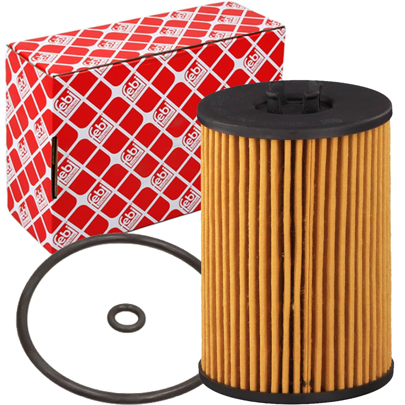 Febi Filterset+Dr!ve 5W30 Öl | 100468+48465+47827+588.670.001+Mn+DP3310.10.0012 passend für A3 8V Golf 7 8 Passat B8