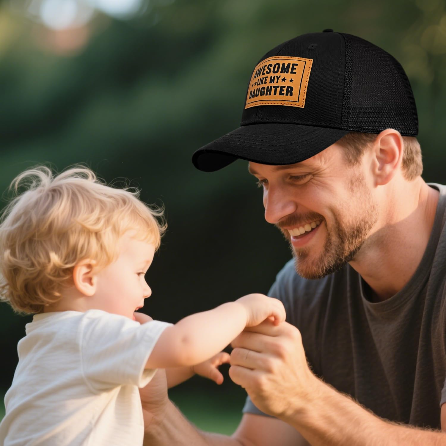 Awesome Like My Daughter Hat, Girl Dad Birthday Gift from Daughter, Girl Dad Baseball Cap for Men - Image 6