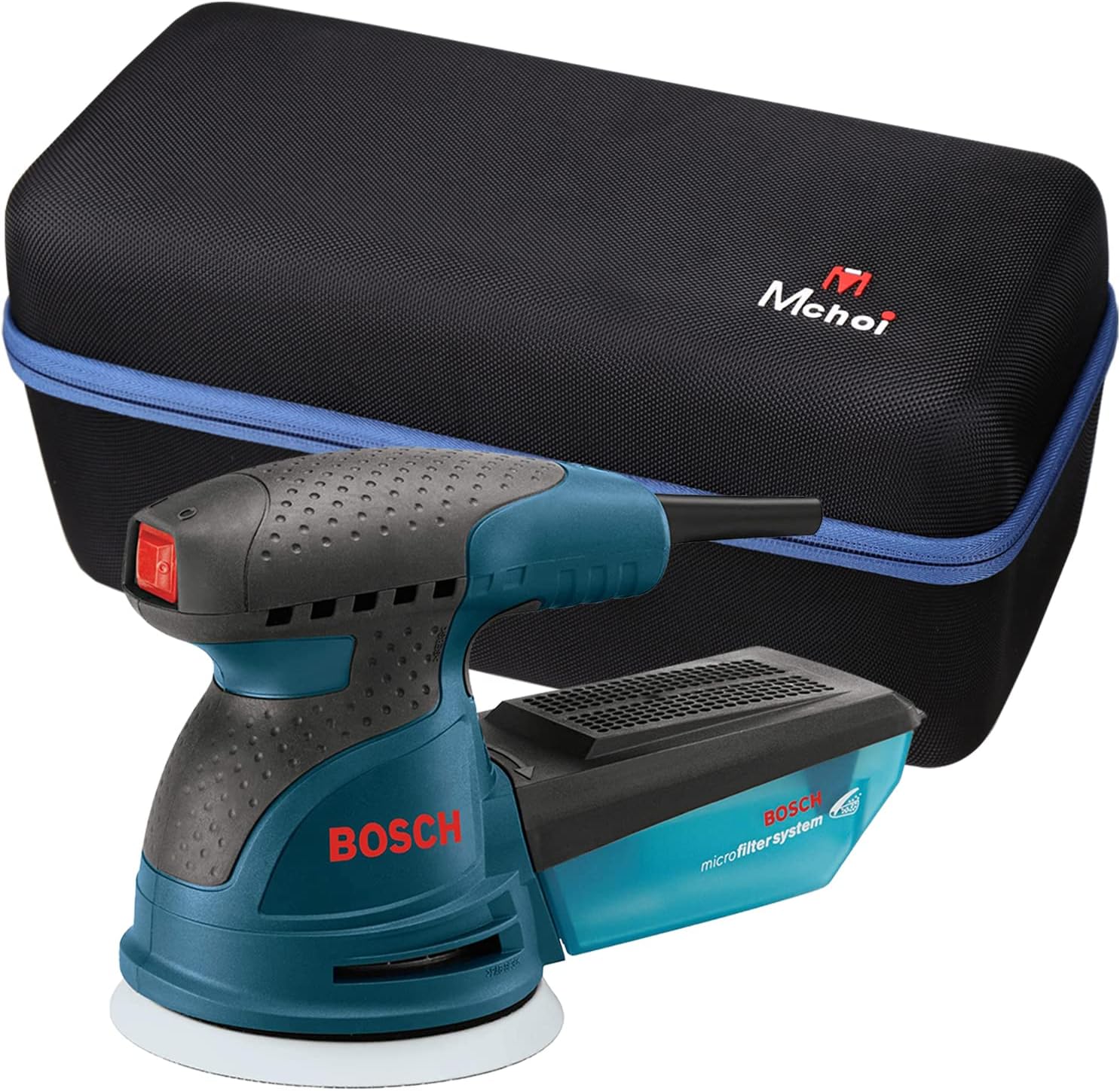 Mchoi Hard Case for Bosch Palm Sander, 2.5 Amp 5 Inch Corded Orbital Sander/Polisher Kit, Waterproof Shockproof Protective Case