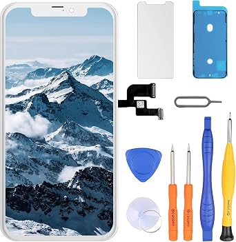 LL TRADER Screen Replacement for iPhone Xs 5.8 inch LCD 3D Touch Screen Digitiser Display Assembly with Repair Tool Kits 2024-FHD